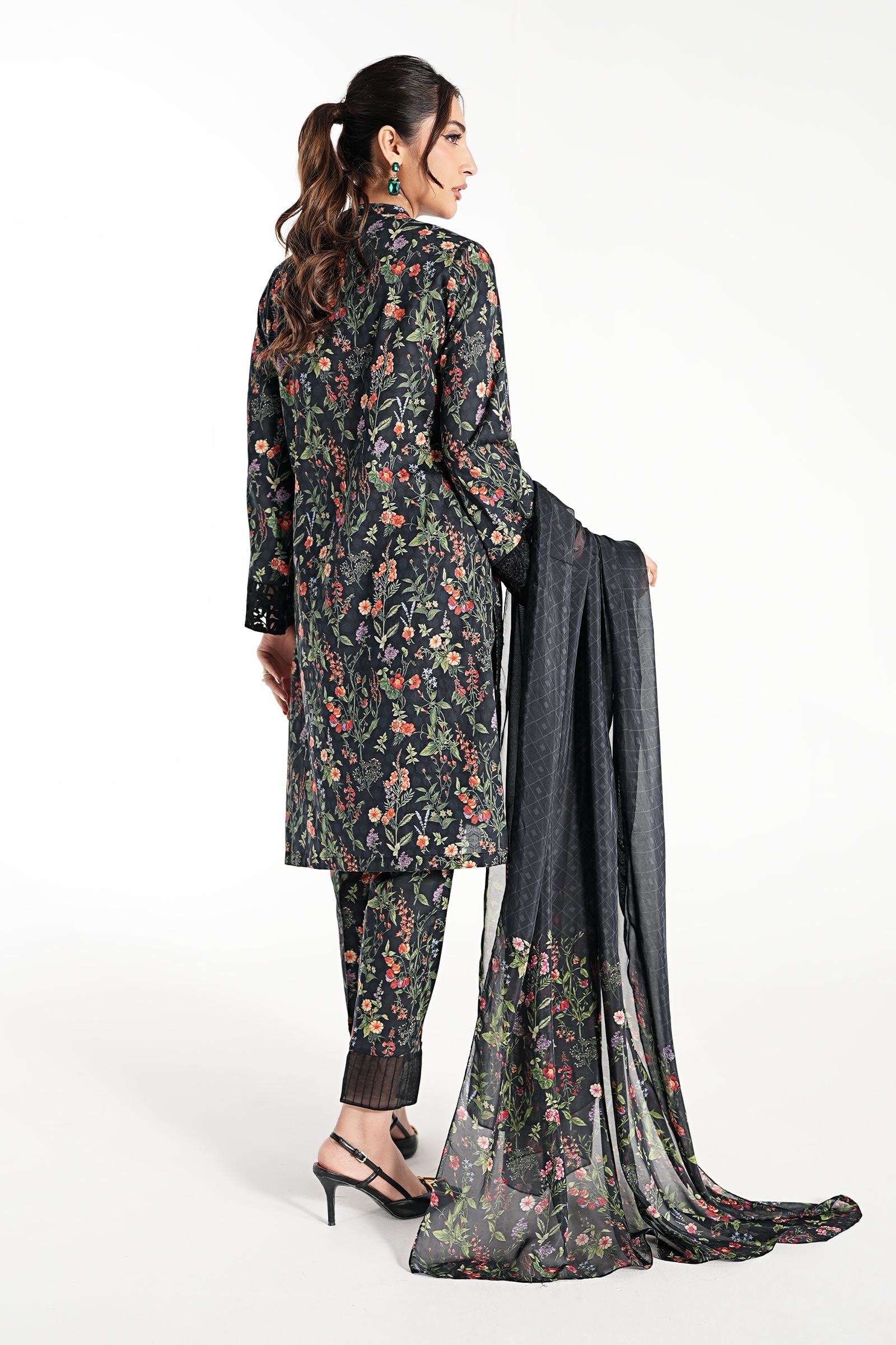 Maria B | Pre Fall Dresses | 3 Piece Embroidered Suit NN - Official Maria B - Agha Fabrics UK