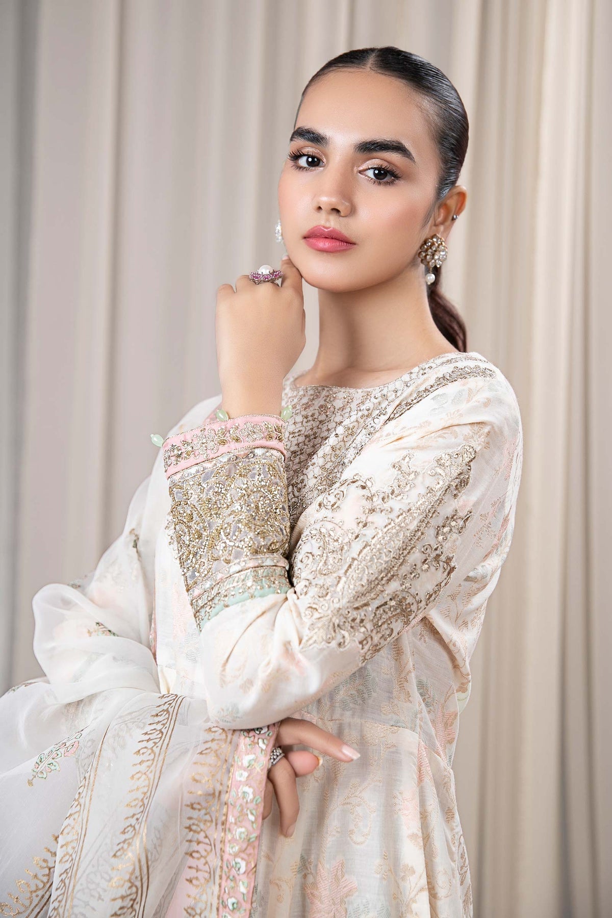 Maria B | Casual Pret 2024 | DW-EF24-56A -  Maria B Casuals -  Agha Fabrics