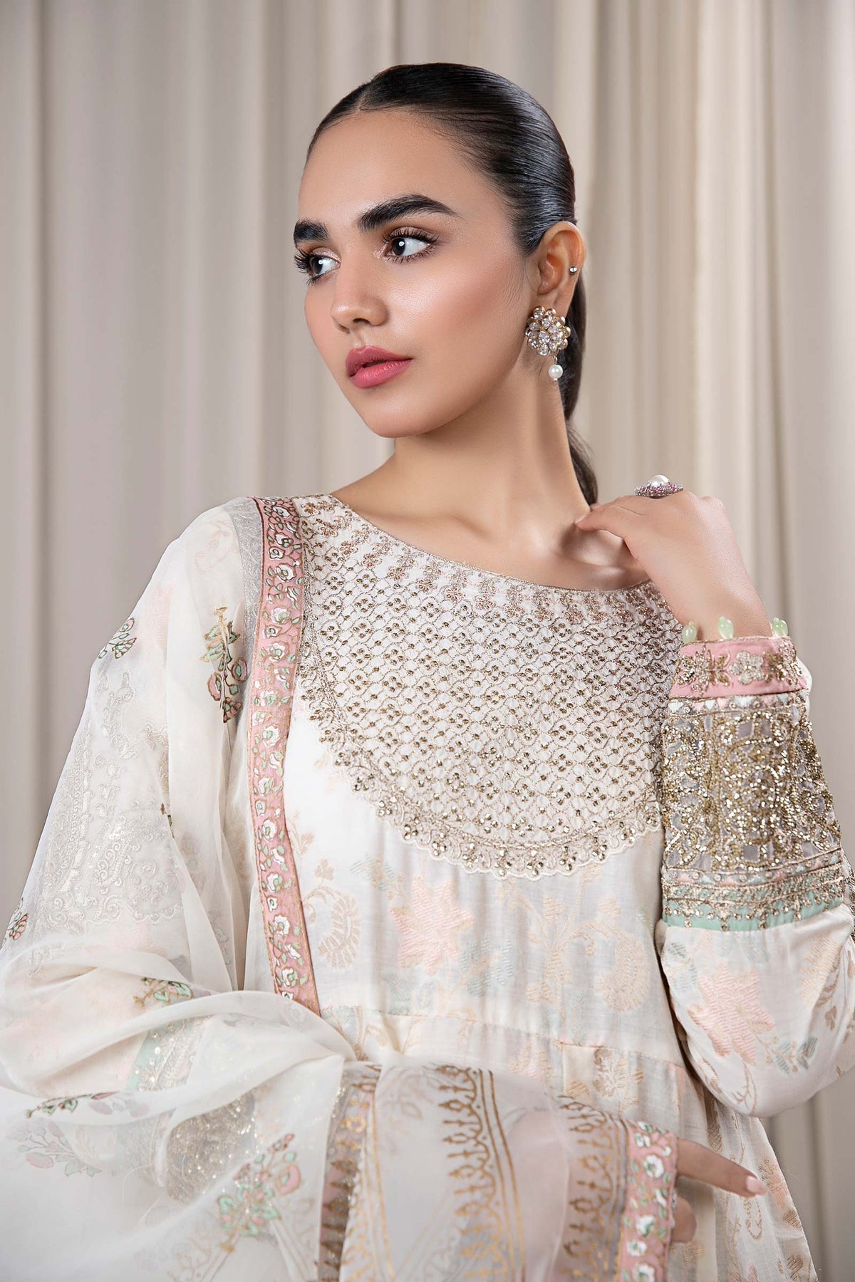 Maria B | Casual Pret 2024 | DW-EF24-56A -  Maria B Casuals -  Agha Fabrics