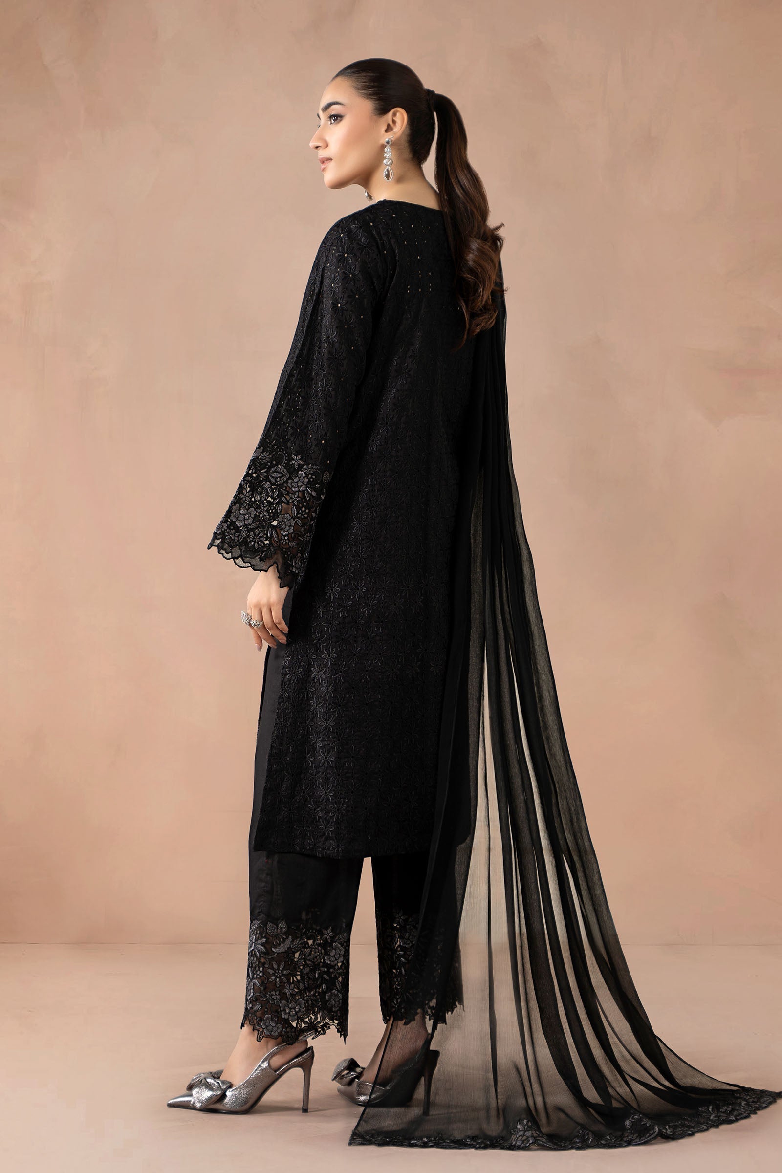 Maria B | Pre Fall Dresses | 3 Piece Embroidered Lawn Suit SS - Official Maria B - Agha Fabrics UK