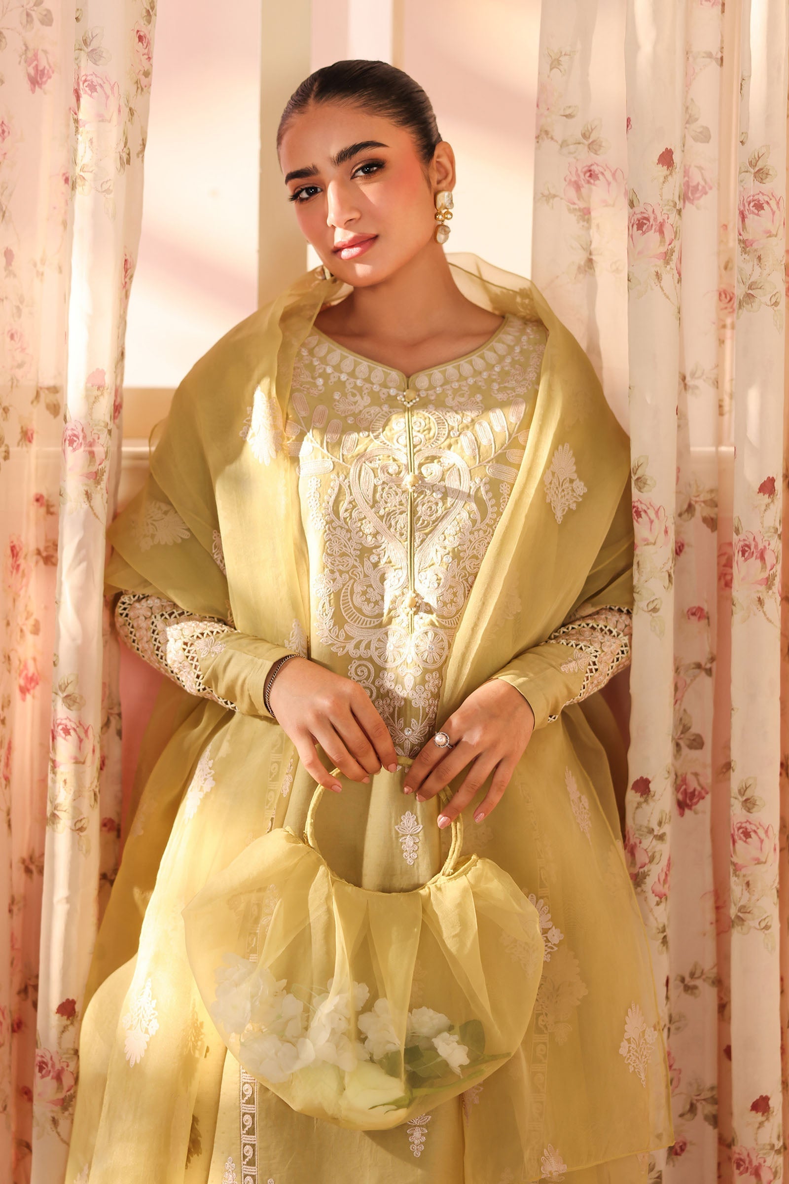 Maria B | Pre Fall Dresses | 3 Piece Embroidered Dobby Suit MM - Official Maria B - Agha Fabrics UK