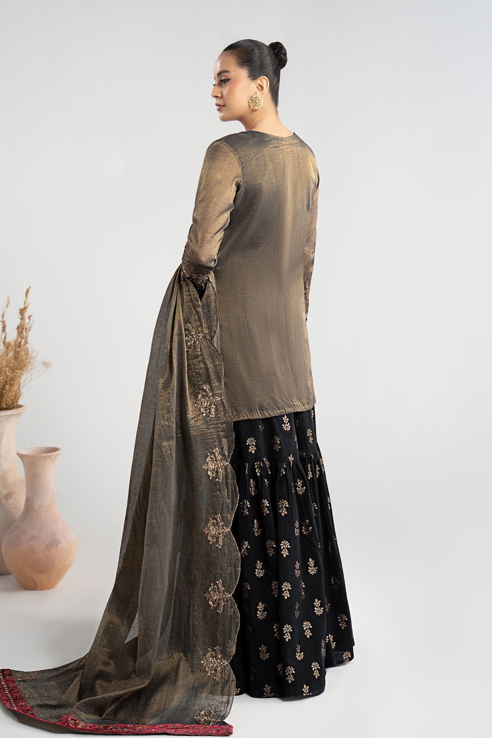 Maria B | Pre Fall Dresses | 3 Piece Embroidered Masoori Suit ZB - Official Maria B - Agha Fabrics UK
