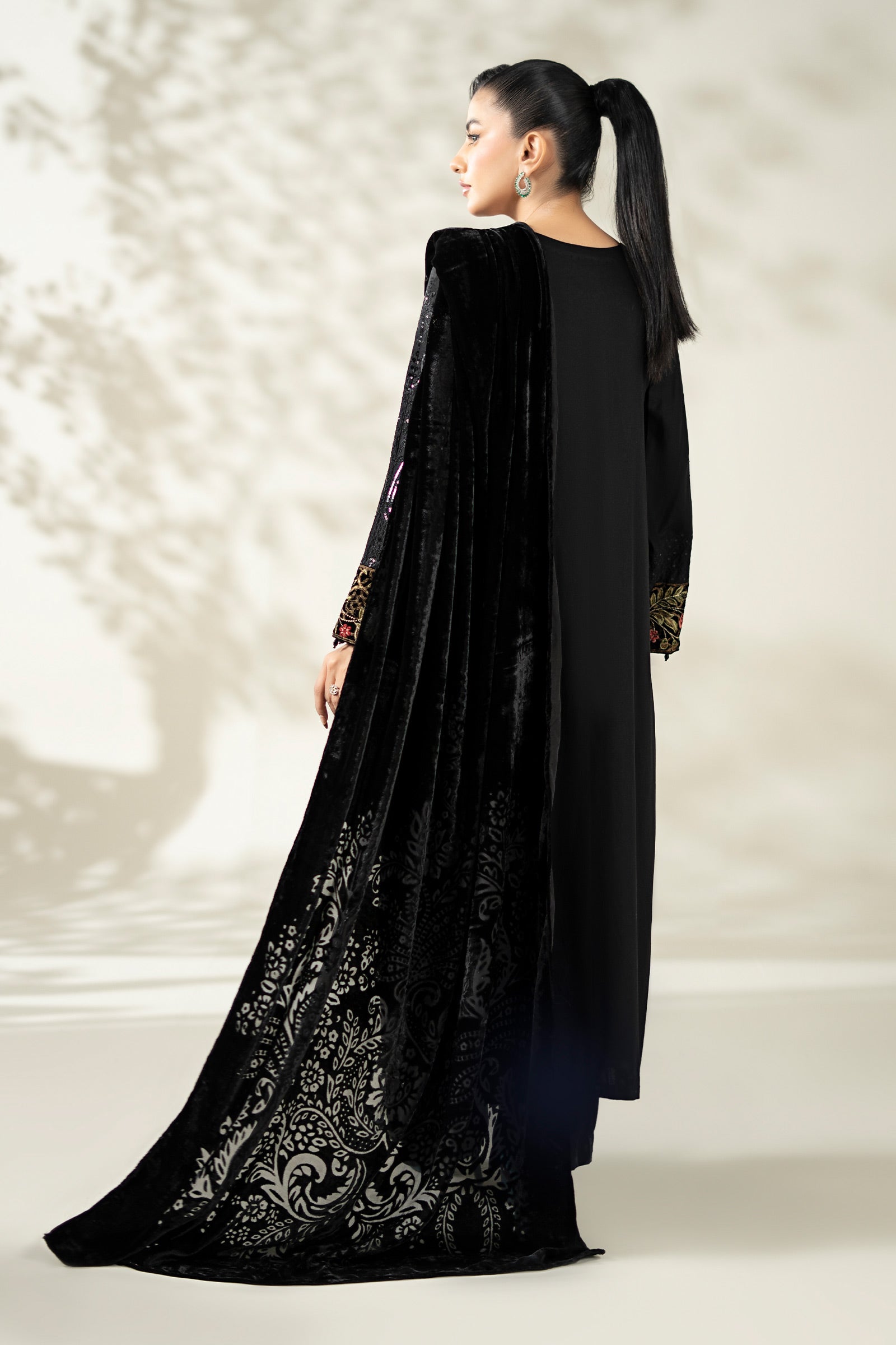 Maria B | Pre Fall Dresses | 3 Piece Embroidered Linen Suit UU - Official Maria B - Agha Fabrics UK