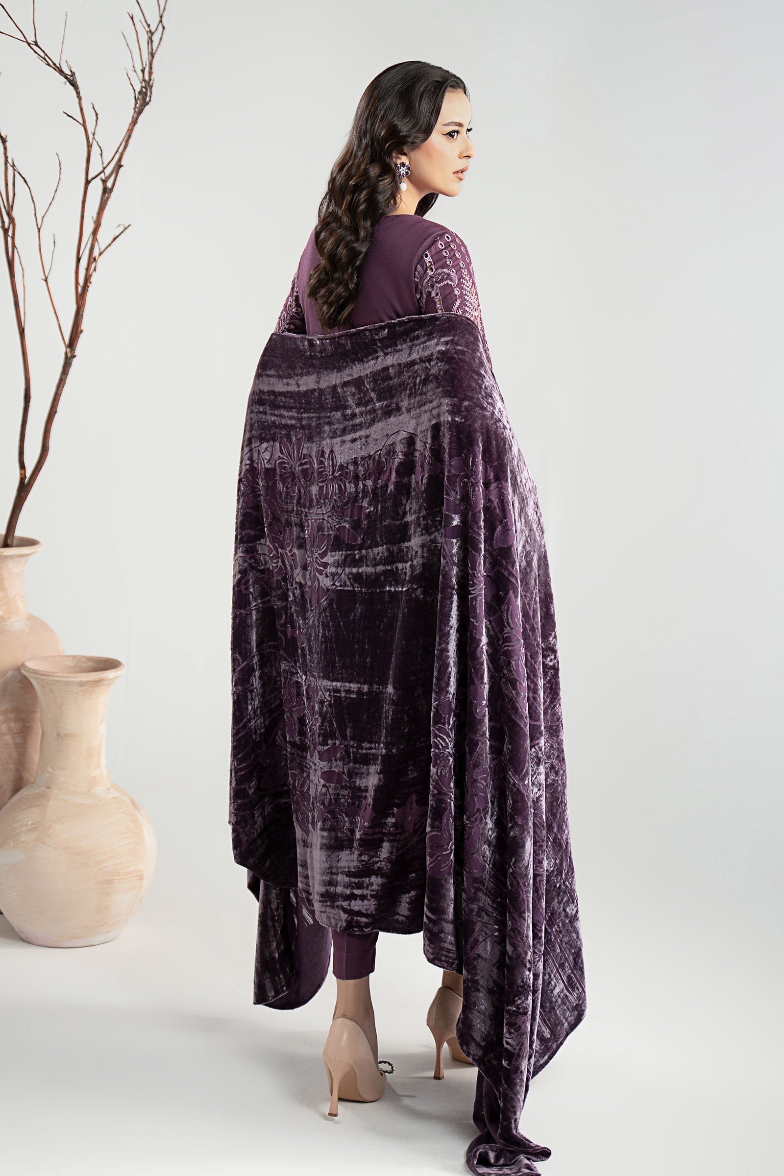 Maria B | Luxury Winter Pret 25 | DW-W25-24-Purple
