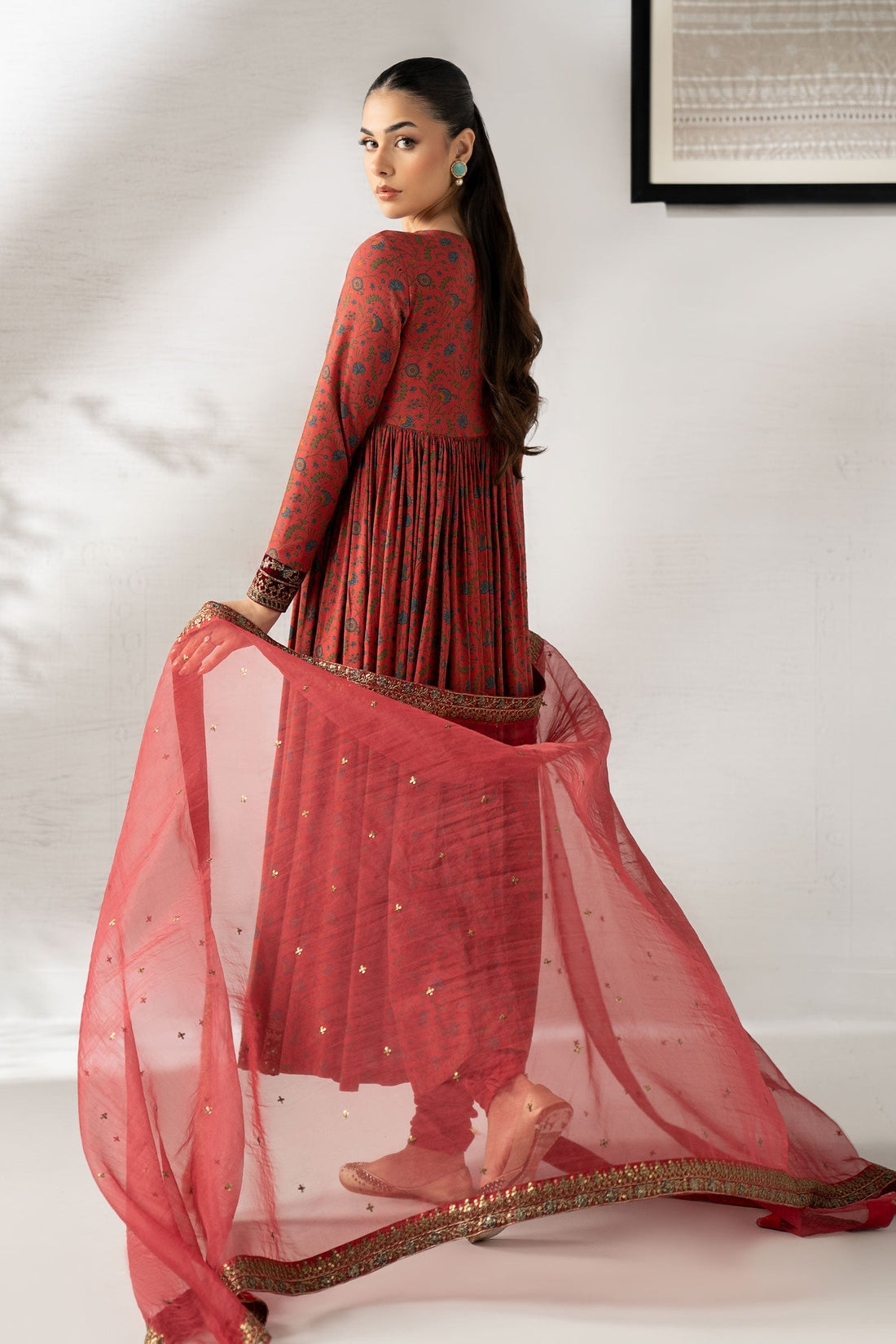 Maria B | Pre fall Dresses | DW-W25-25 RD - Official Maria B - Agha Fabrics UK