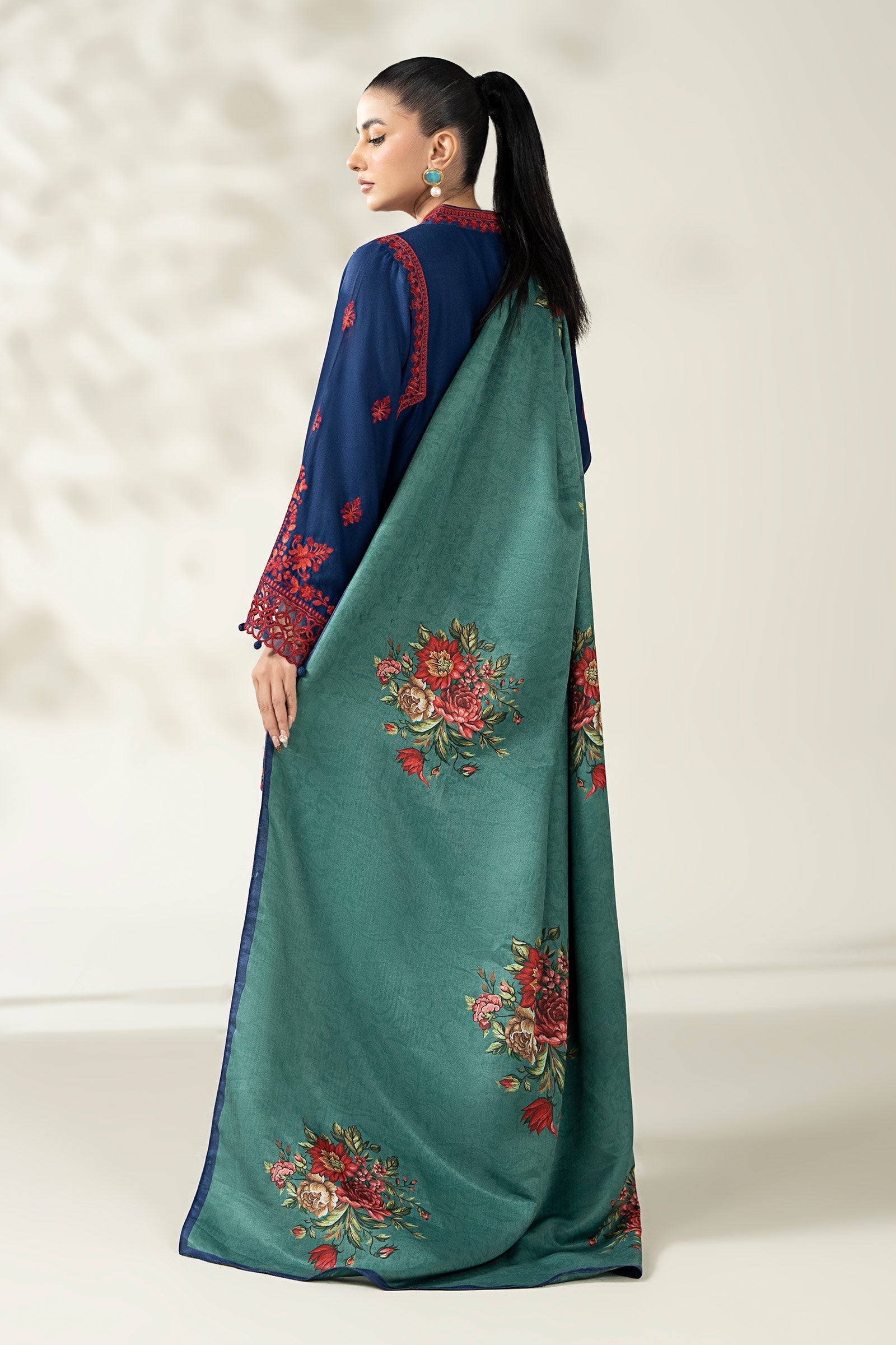 Maria B | Pre Fall Dresses | 3 Piece Embroidered Marina Suit WW - Official Maria B - Agha Fabrics UK