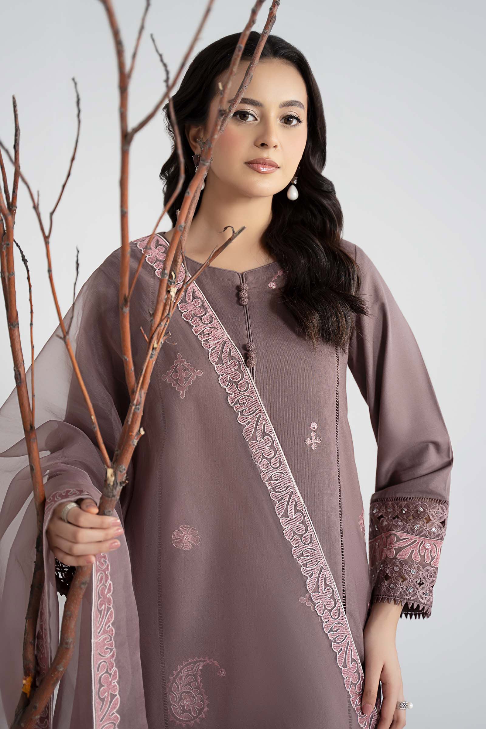 Maria B | Pre fall Dresses | DW-W25-54 P - Official Maria B - Agha Fabrics UK