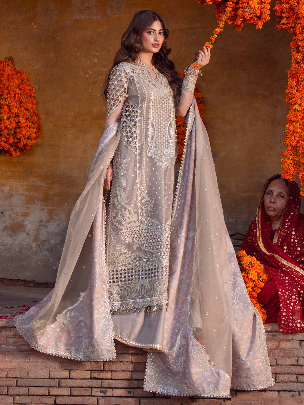 Bin Ilyas | Sona Gachi Luxury Formals | D-601 - Official Bin Ilyas - Agha Fabrics UK