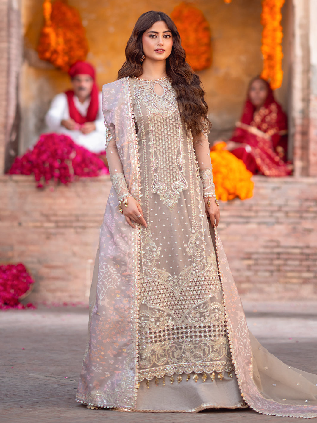 Bin Ilyas | Sona Gachi Luxury Formals | D-601 - Official Bin Ilyas - Agha Fabrics UK
