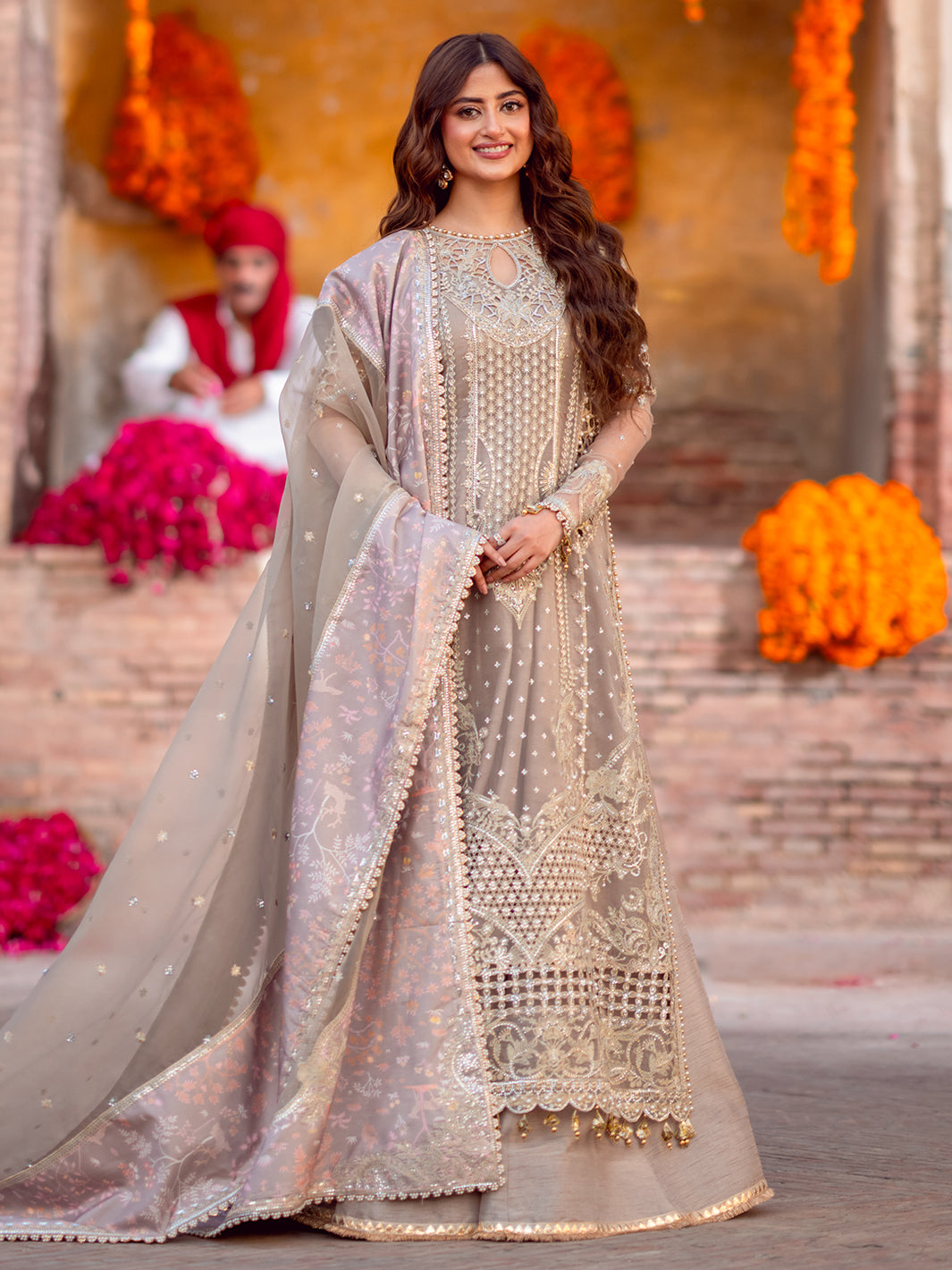Bin Ilyas | Sona Gachi Luxury Formals | D-601 - Official Bin Ilyas - Agha Fabrics UK