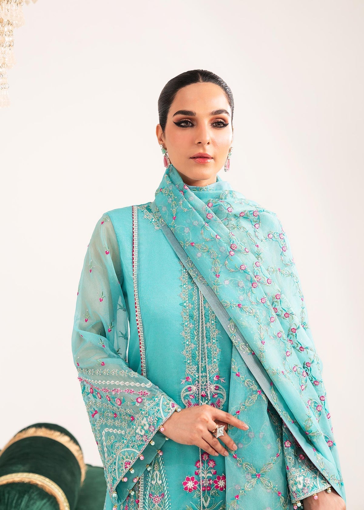 Dastoor | Sajni Luxury Eid Collection 24 | Gulnoor - Official Dastoor - Agha Fabrics UK