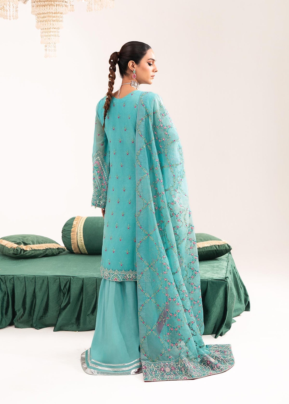 Dastoor | Sajni Luxury Eid Collection 24 | Gulnoor - Official Dastoor - Agha Fabrics UK