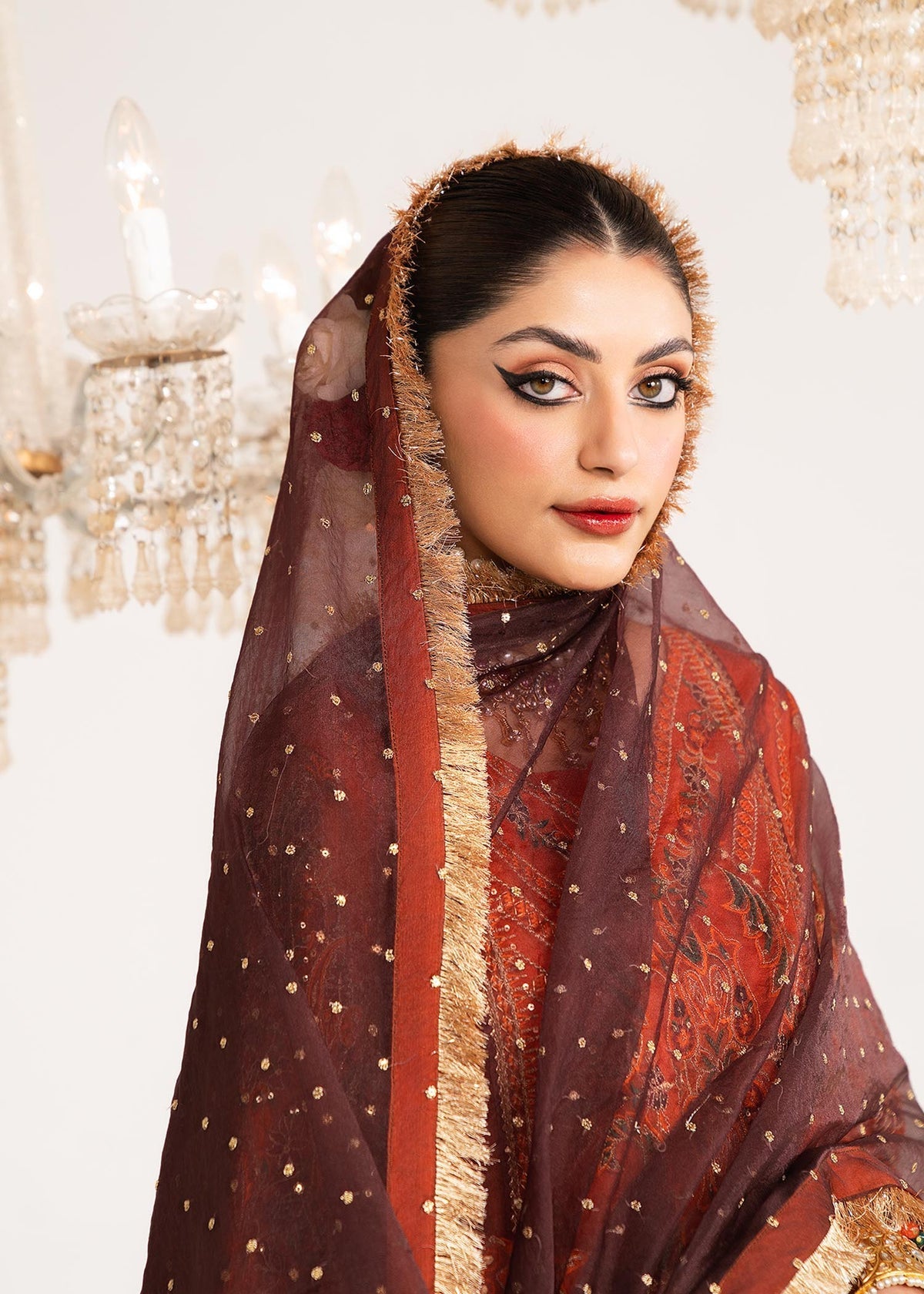 Dastoor | Sajni Luxury Eid Collection 24 | Ruby - Official Dastoor - Agha Fabrics UK