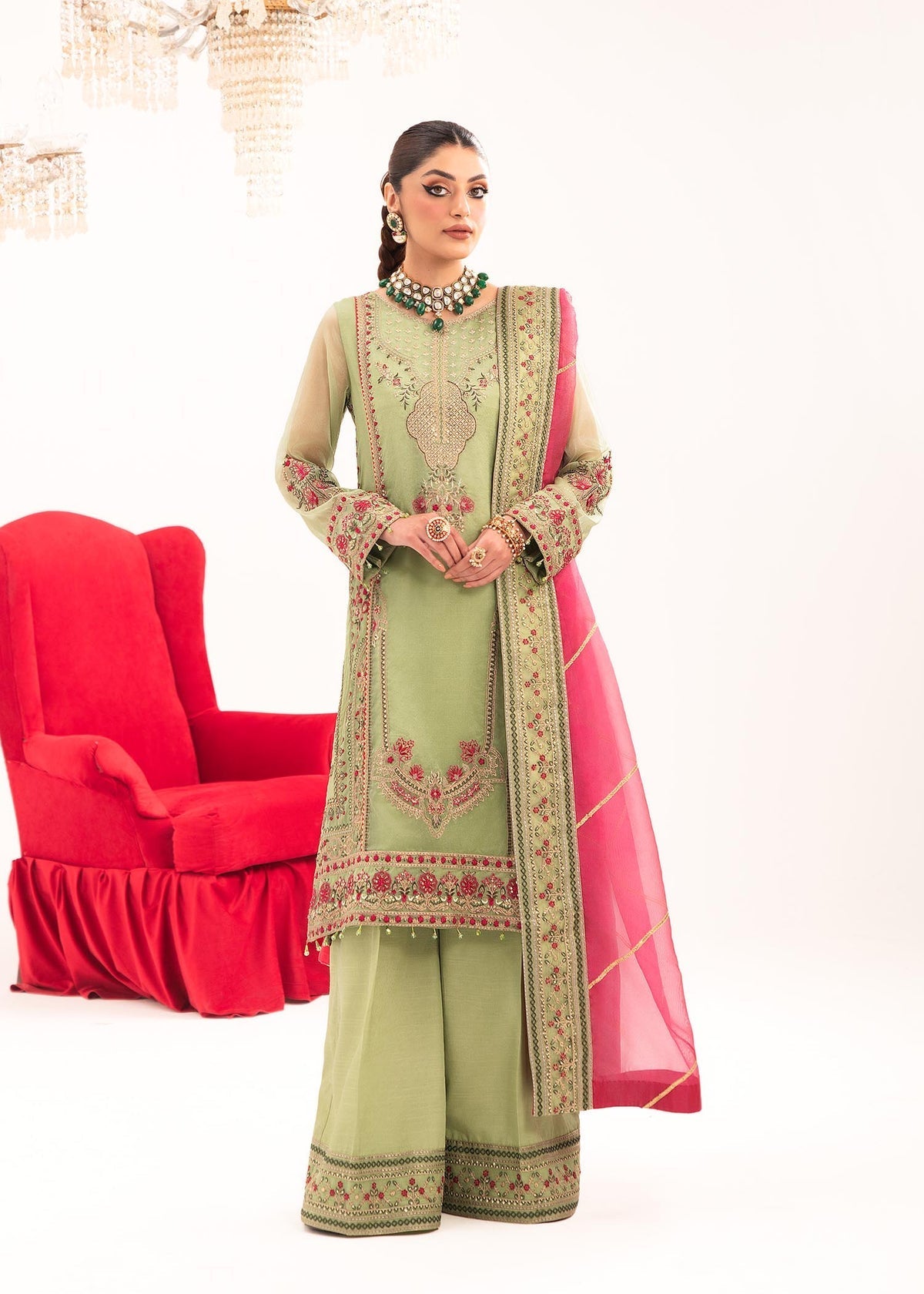 Dastoor | Sajni Luxury Eid Collection 24 | Zatooni - Official Dastoor - Agha Fabrics UK