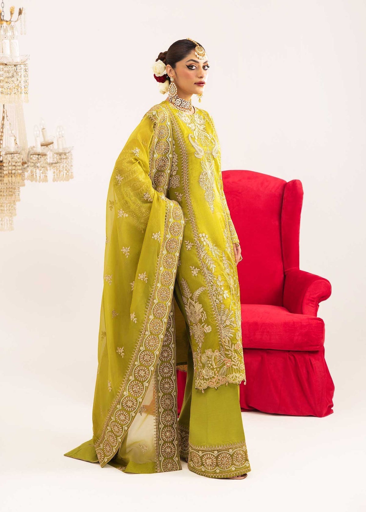 Dastoor | Sajni Luxury Eid Collection 24 | Yaqoot - Official Dastoor - Agha Fabrics UK