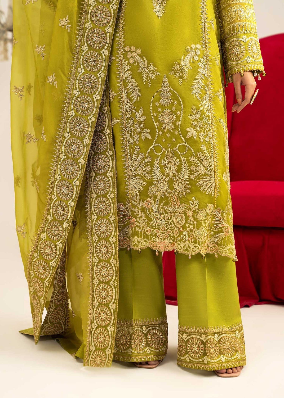 Dastoor | Sajni Luxury Eid Collection 24 | Yaqoot - Official Dastoor - Agha Fabrics UK