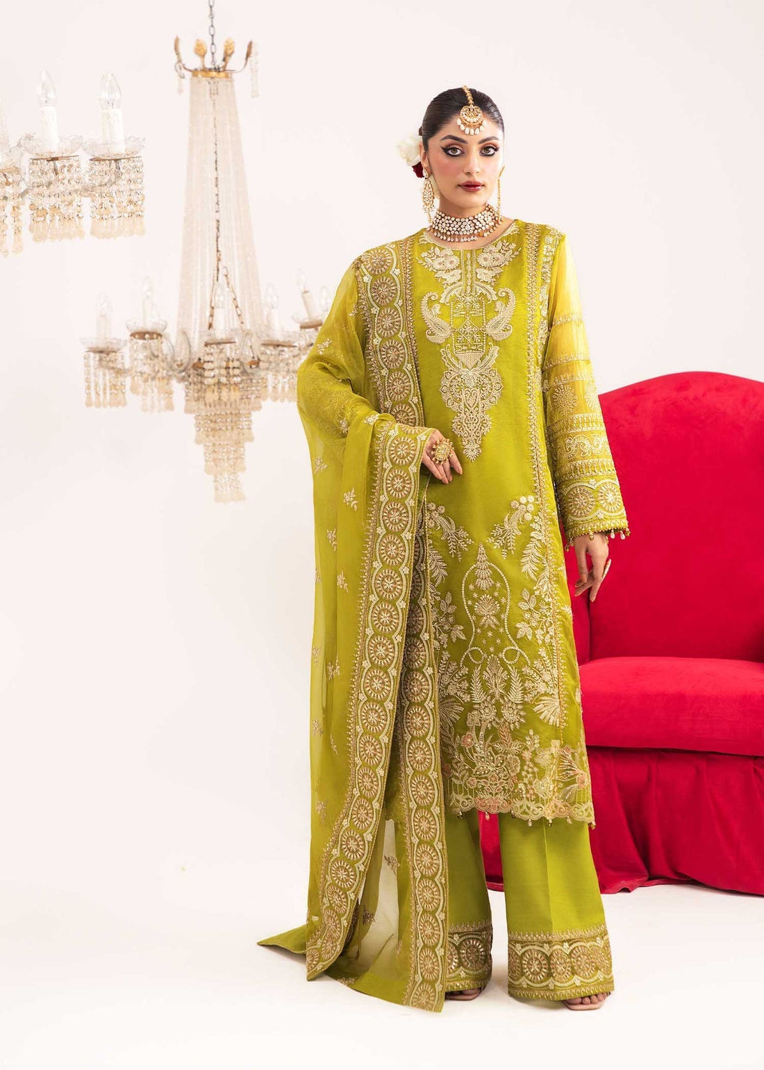 Dastoor | Sajni Luxury Eid Collection 24 | Yaqoot - Official Dastoor - Agha Fabrics UK