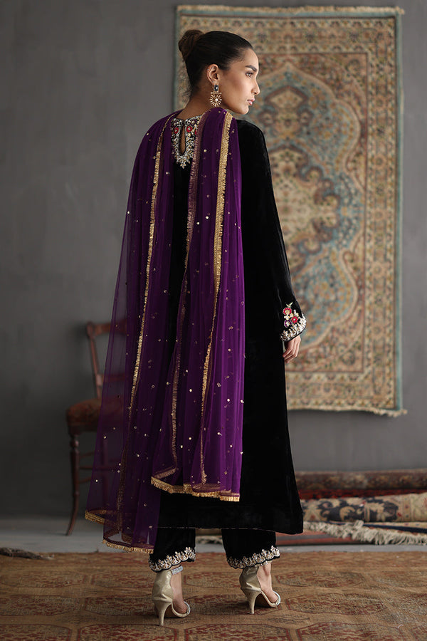 Sana Abbas | Velvet Formals | DELILAH - Official Sana Abbas - Agha Fabrics UK