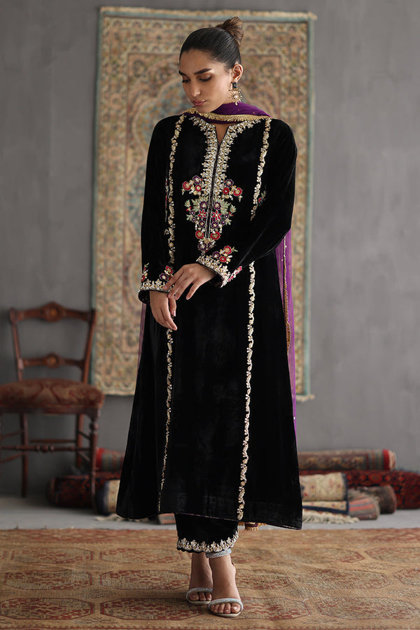 Sana Abbas | Velvet Formals | DELILAH - Official Sana Abbas - Agha Fabrics UK
