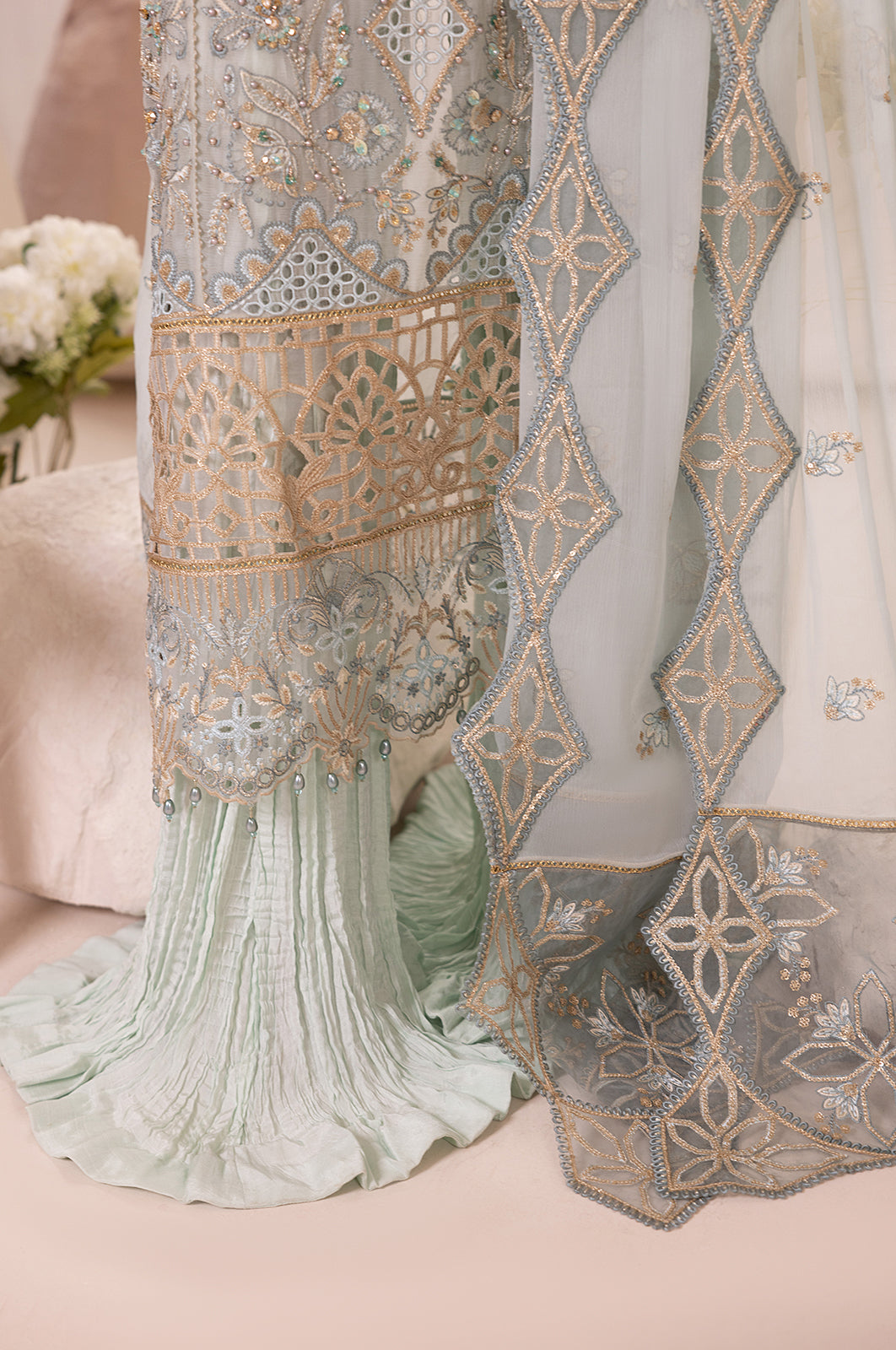 Diara Couture | Aaraish Formals | ASMAA - SF-13 - Official Diara Couture - Agha Fabrics UK