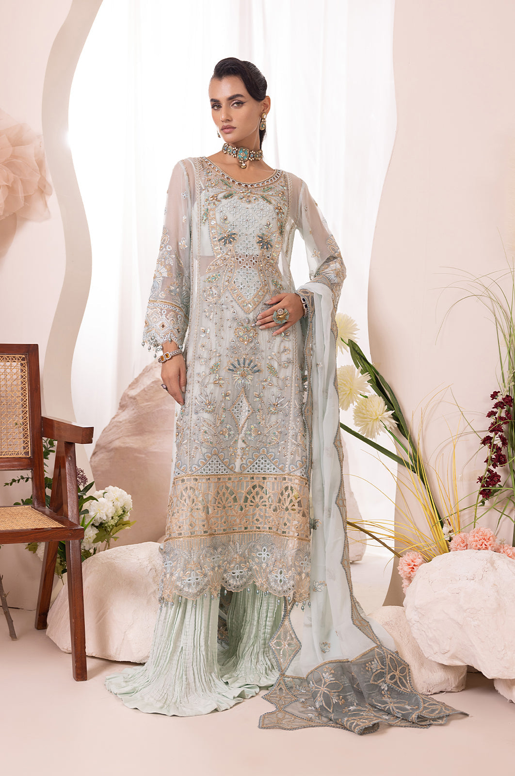Diara Couture | Aaraish Formals | ASMAA - SF-13 - Official Diara Couture - Agha Fabrics UK