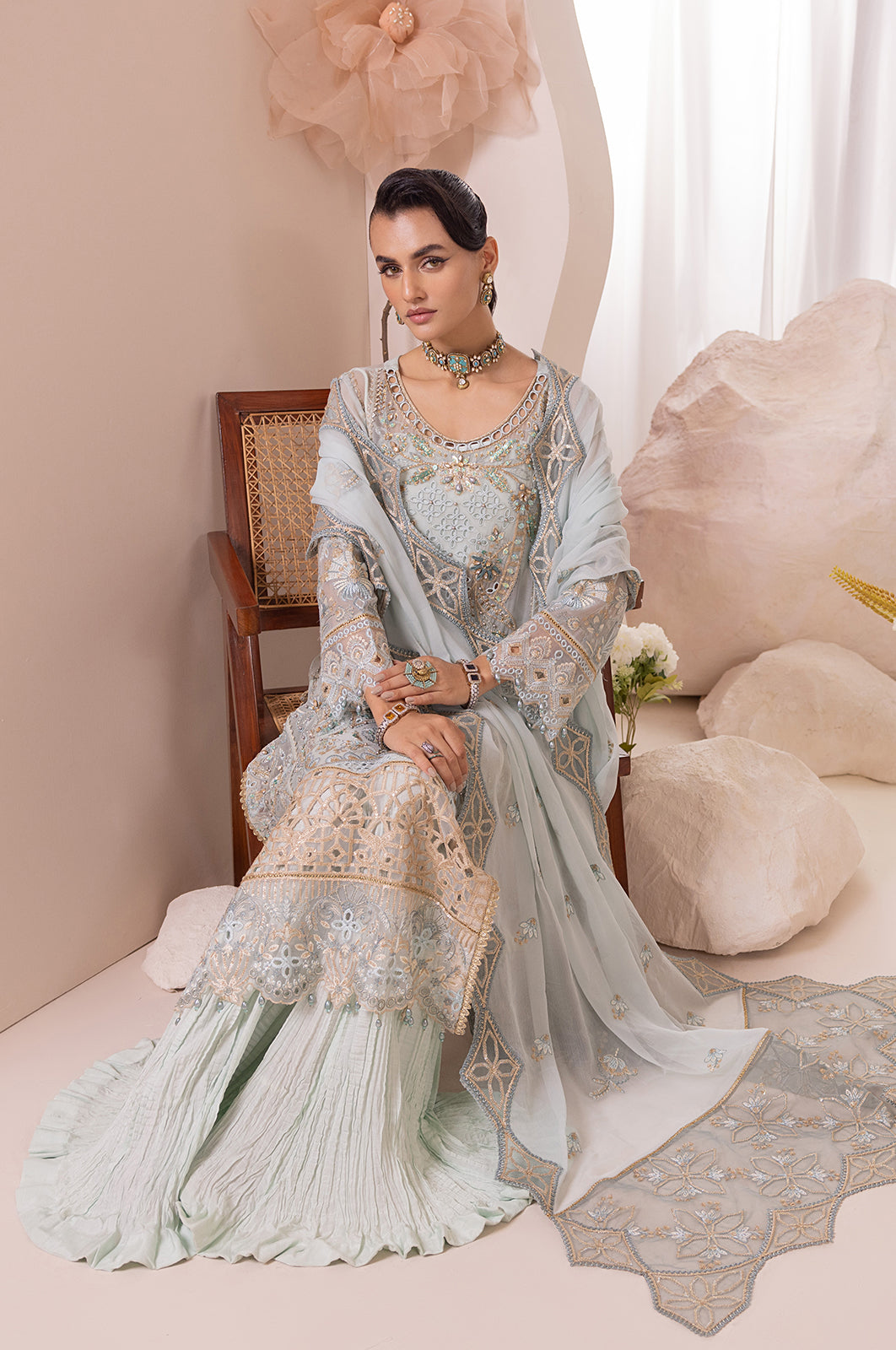 Diara Couture | Aaraish Formals | ASMAA - SF-13 - Official Diara Couture - Agha Fabrics UK