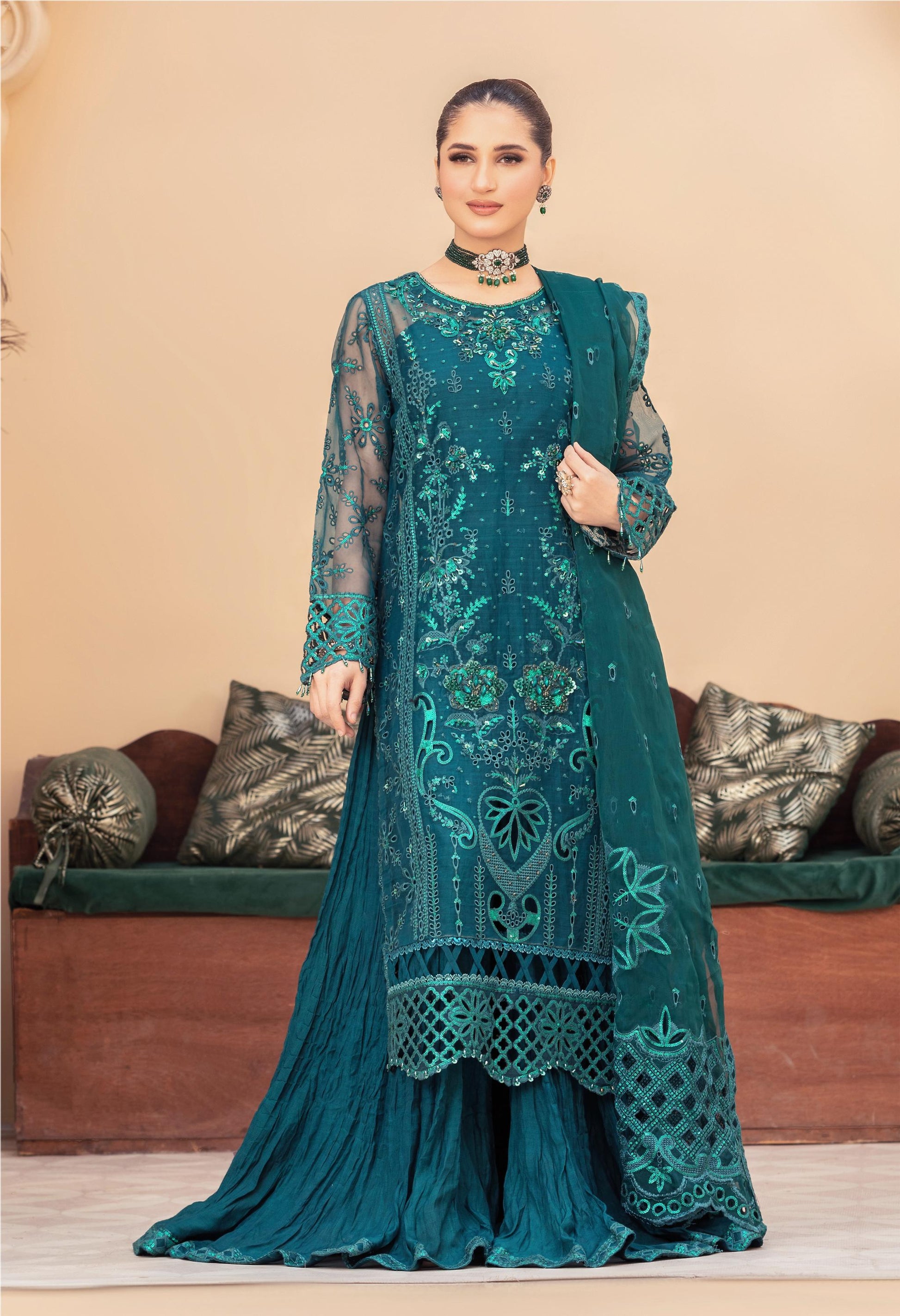 Diara Couture | Tehzeeb Wedding Formals | FALAH - Official Diara Couture - Agha Fabrics UK