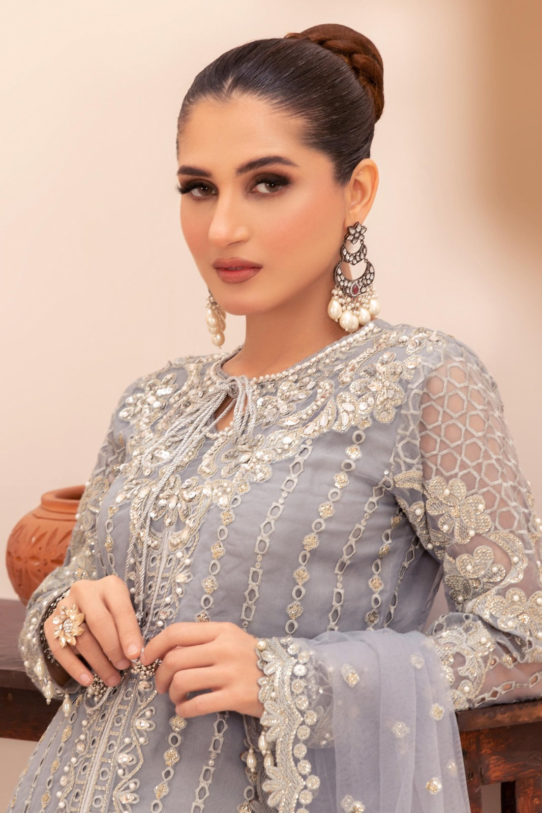 Diara Couture | Tehzeeb Wedding Formals | M. SAPPHIRE - Official Diara Couture - Agha Fabrics UK