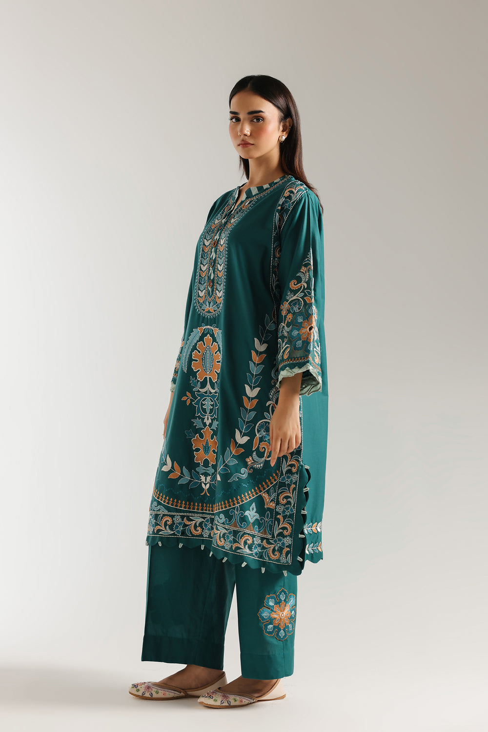 Ethnic | Rozana Collection 25 | Embroidered Dress 21A