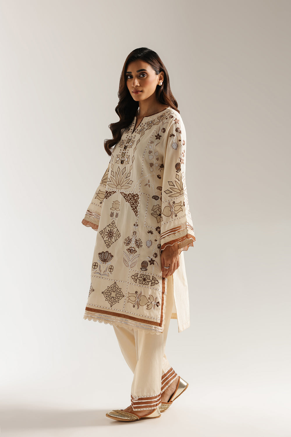 Ethnic | Rozana Collection 25 | Embroidered Dress 22A