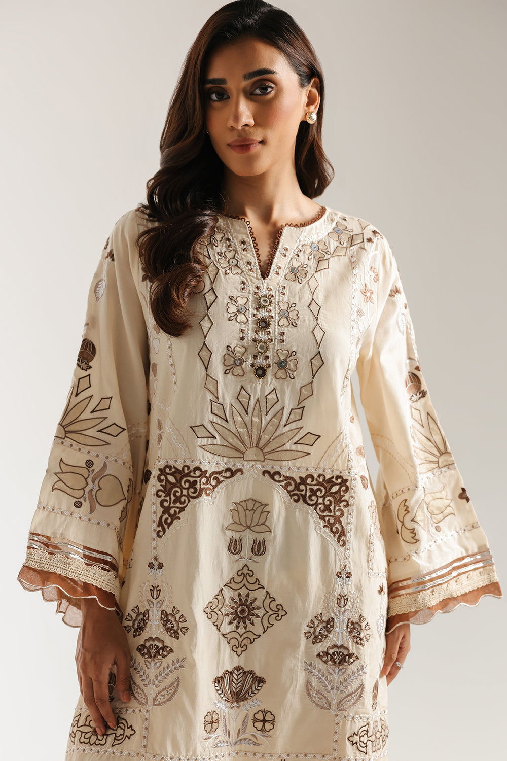 Ethnic | Rozana Collection 25 | Embroidered Dress 22A