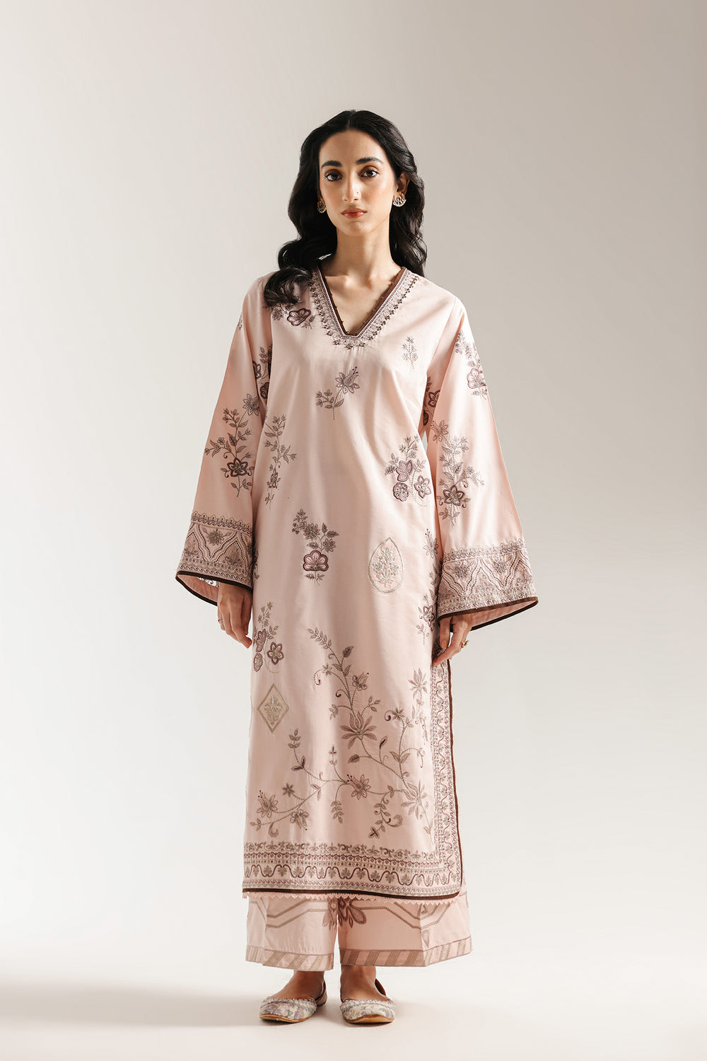 Ethnic | Rozana Collection 25 | Embroidered Dress 15A