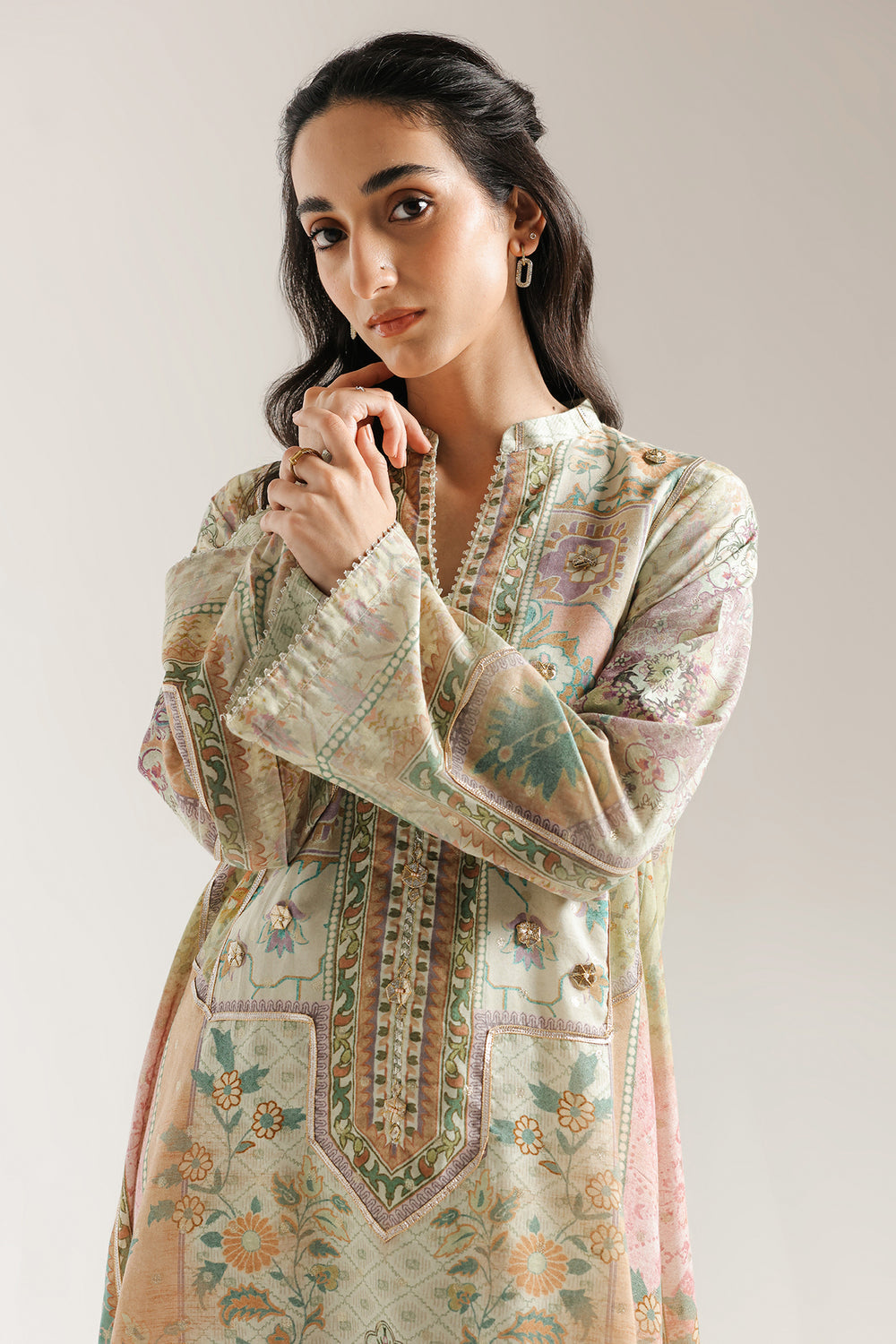 Ethnic | Rozana Collection 25 | Embroidered Dress 14A