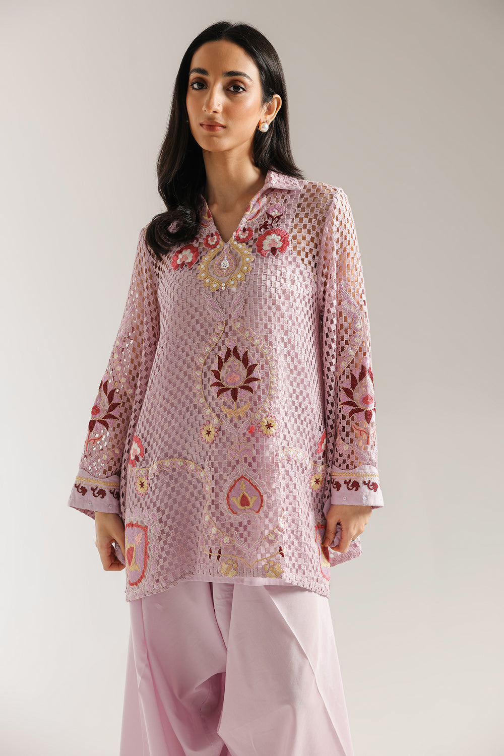 Ethnic | Rozana Collection 25 | Embroidered Dress 13A