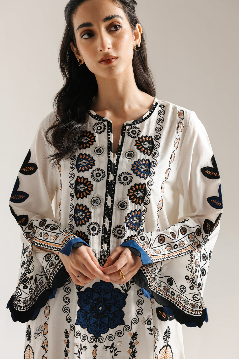 Ethnic | Rozana Collection 25 | Embroidered Dress 10A