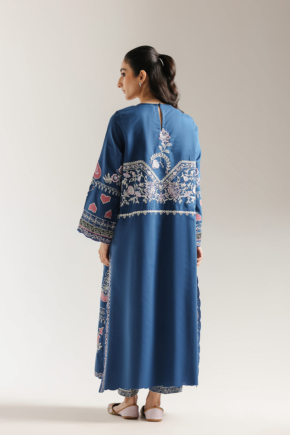 Ethnic | Rozana Collection 25 | Embroidered Dress 03A