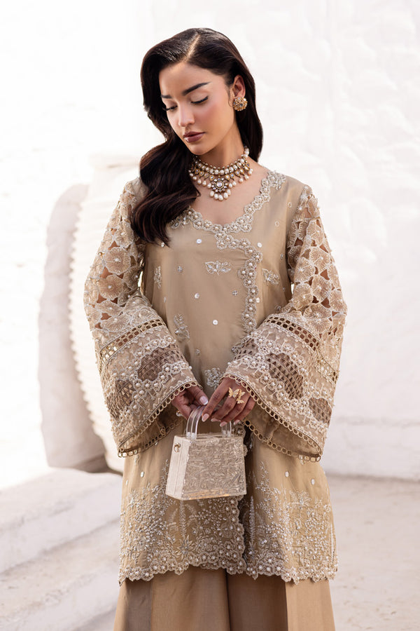 Marjjan | Elyna Lawn | EVERLY MP-43 (SKIN GOLD) - Official Marjjan - Agha Fabrics UK