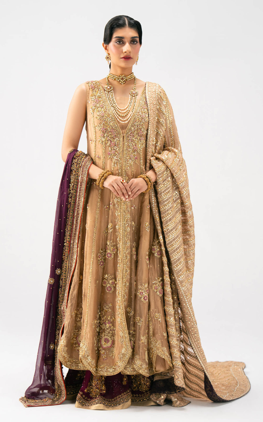 Asifa and Nabeel | Lyle Luxury Formals 25 | Elara Bridal Ensemble - Official Asifa and Nabeel - Agha Fabrics UK