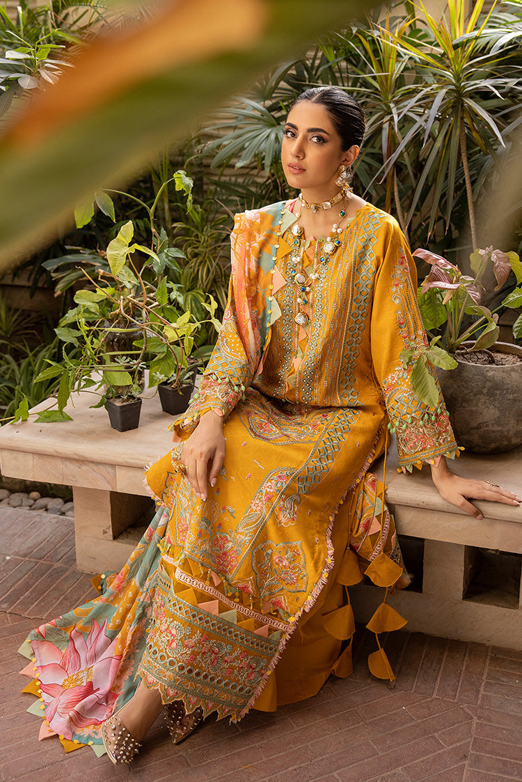 Ellena | Luxury Embroidered Collection | D01