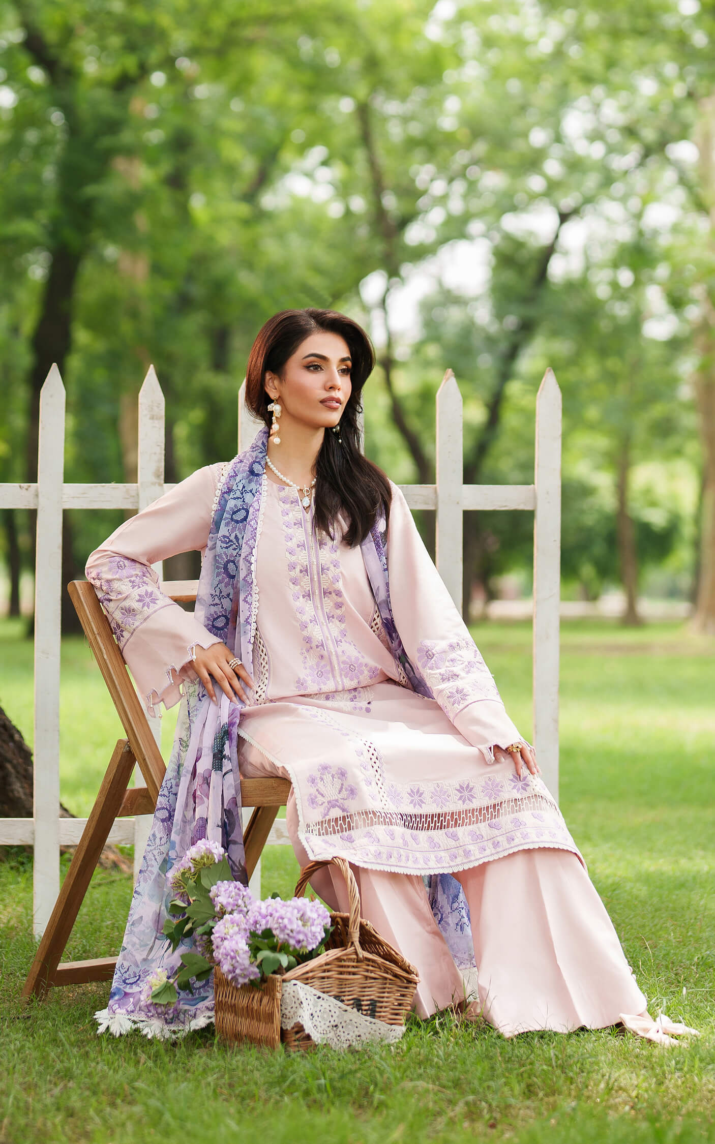 Asifa and Nabeel | Eden Cambric 25 | Elysian Petals ECU25-08 -  Asifa and Nabeel Ladies Clothes - Original Designer Dress - House of Maryam