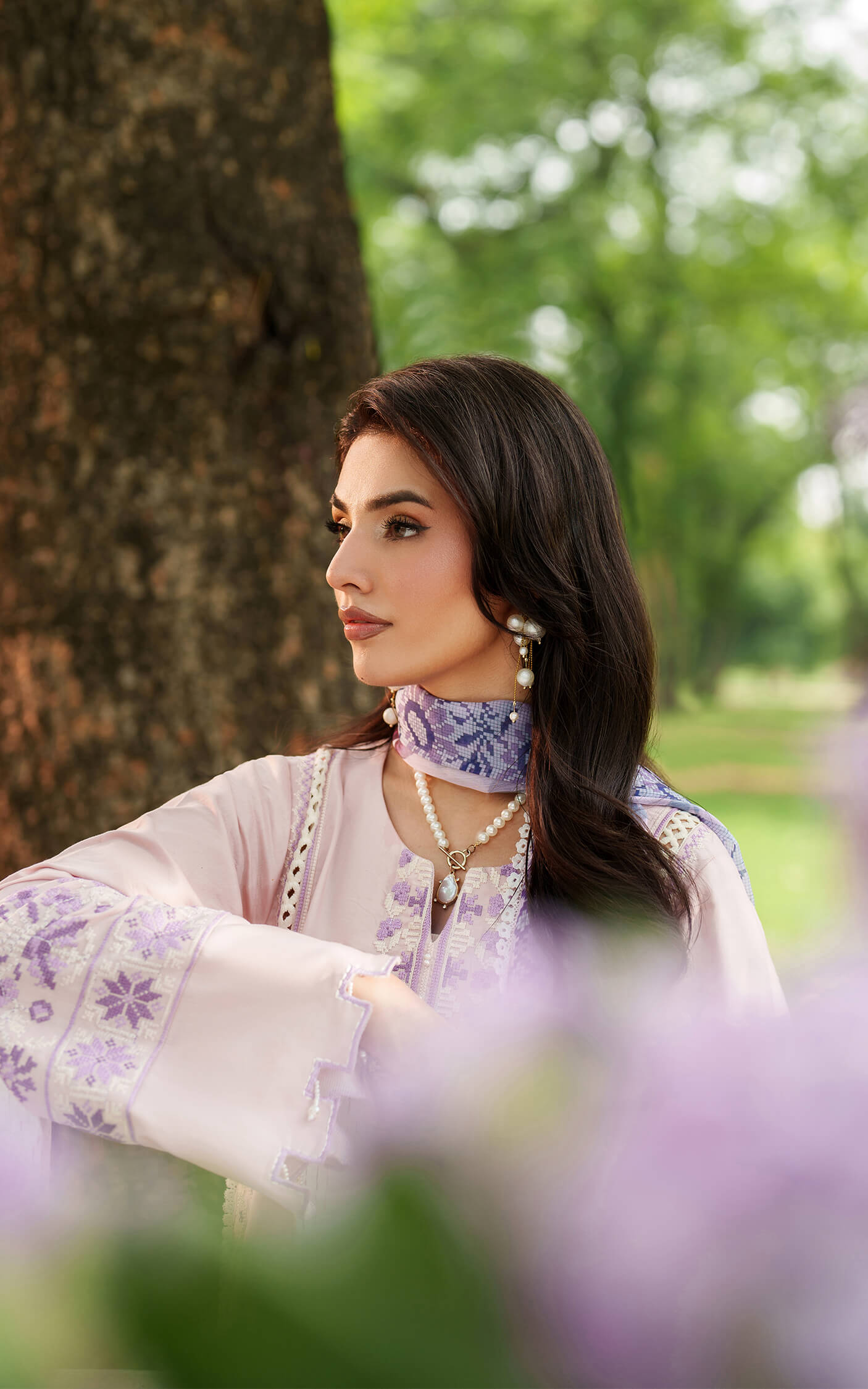 Asifa and Nabeel | Eden Cambric 25 | Elysian Petals ECU25-08 -  Asifa and Nabeel Ladies Clothes - Original Designer Dress - House of Maryam