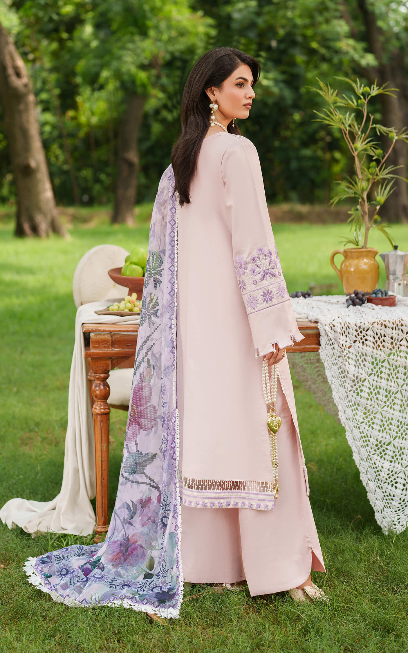 Asifa and Nabeel | Eden Cambric 25 | Elysian Petals ECU25-08 -  Asifa and Nabeel Ladies Clothes - Original Designer Dress - House of Maryam