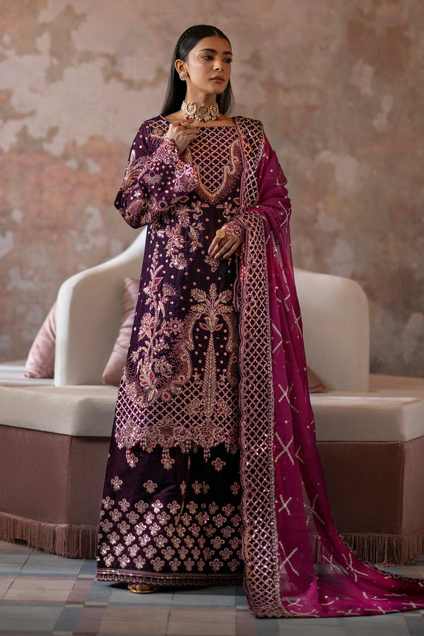 Emaan Adeel | Saanjh Velvet Collection 24 | Anika