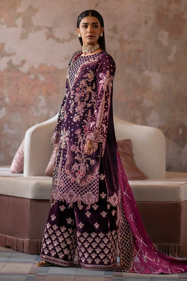 Emaan Adeel | Saanjh Velvet Collection 24 | Anika