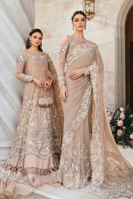 Maria B | Mbroidered Fabrics 2024 | BD-2801 -  Maria B Bridal -  Agha Fabrics