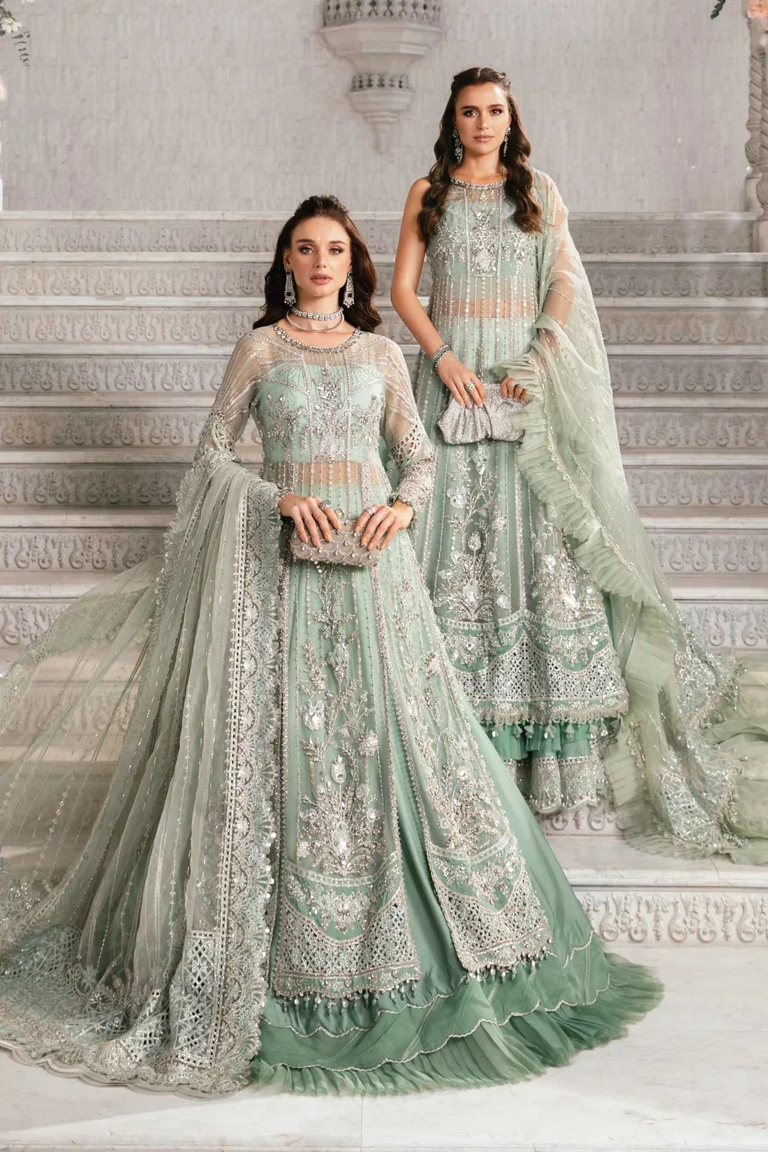 Maria B | Mbroidered Fabrics 2024 | BD-2803 -  Maria B Bridal -  Agha Fabrics