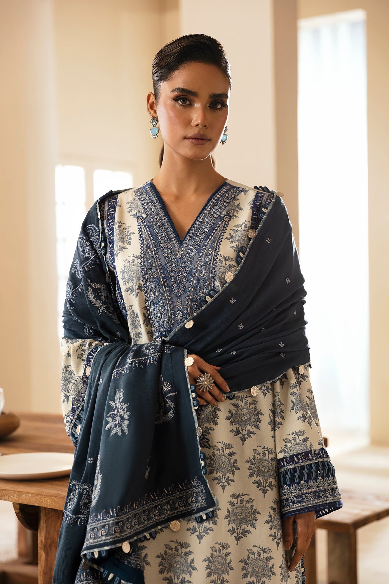 Ethnic | Rozana Winter Collection | ET-08