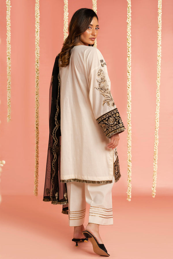 Al Karam | Festive Summer 25 | RTS | SHIRT, TROUSER & DUPATTA 01 - Official Al Karam - Agha Fabrics UK