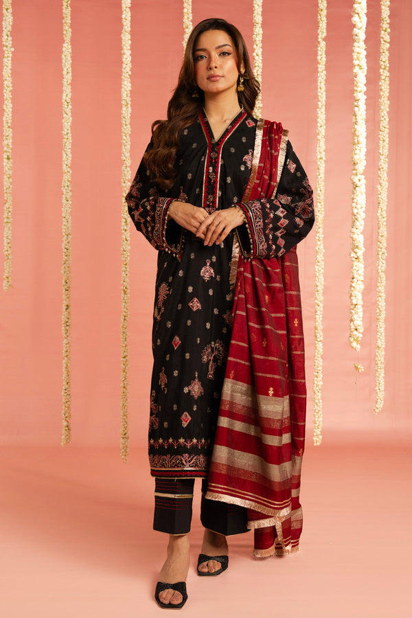 Al Karam | Festive Summer 25 | RTS | SHIRT, TROUSER & DUPATTA 02 - Official Al Karam - Agha Fabrics UK