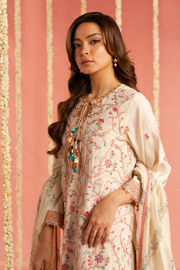 Al Karam | Festive Summer 25 | RTS | SHIRT, TROUSER & DUPATTA 03 - Official Al Karam - Agha Fabrics UK